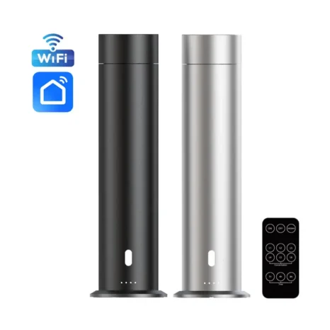 CE ROHS App WiFi Remote Control Luxury Hotel Waterless Fragrance Oil Scent Diffuser Machine Aroma Diffuser Tower Commercial